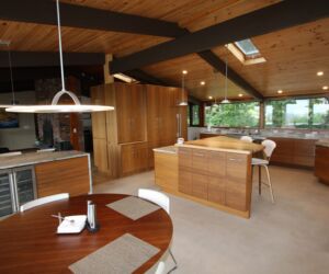 Custom Kitchen with Skylight